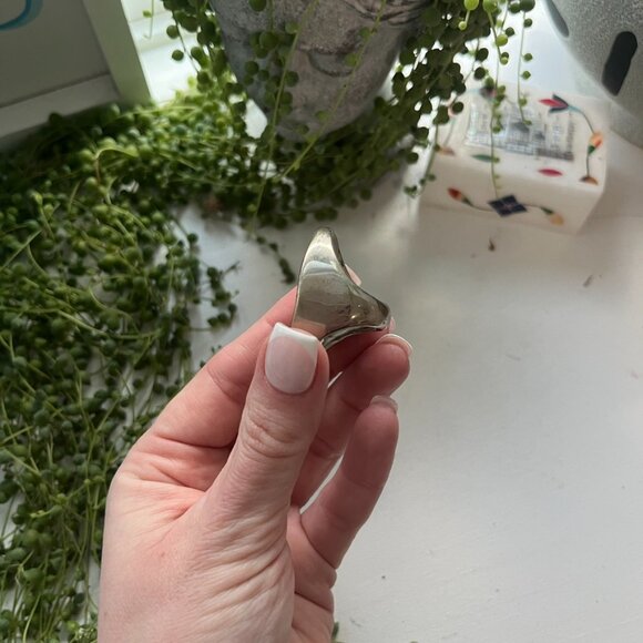 Alexis Bittar Molten Silver Crystal Ring - Picture 2 of 4